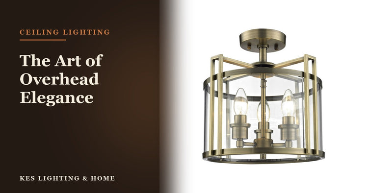 The Art of Overhead Elegance: How to Choose the Perfect Ceiling Light