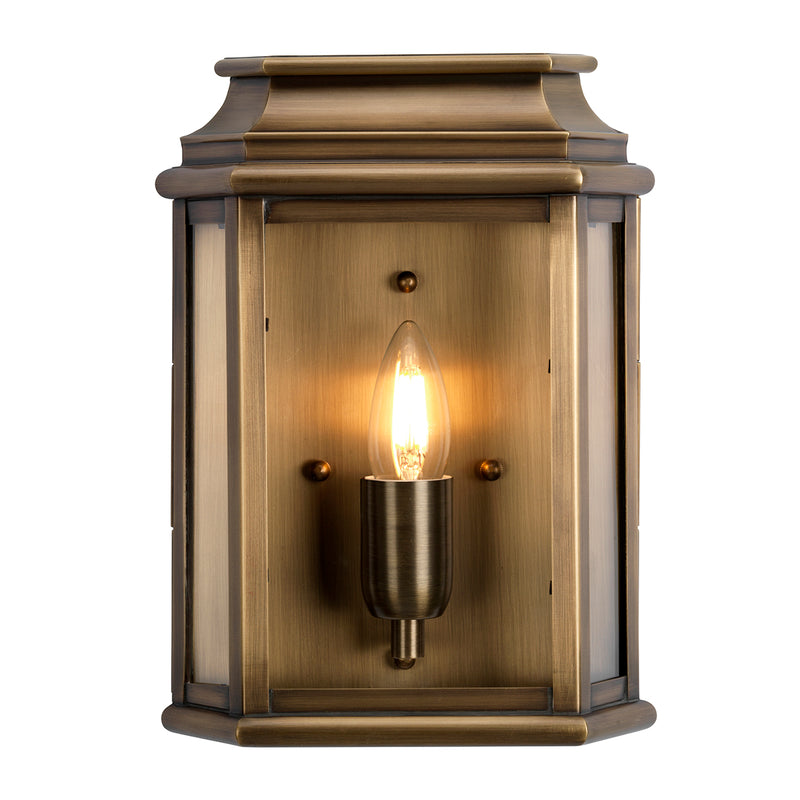 Elstead St Martins Outdoor Coastal Wall Lantern in Solid Brass
