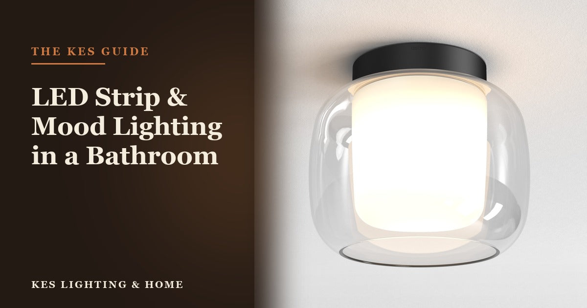 LED Strip & Mood Lighting in a Bathroom