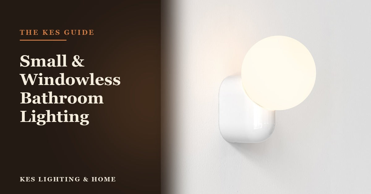 Small & Windowless Bathroom Lighting