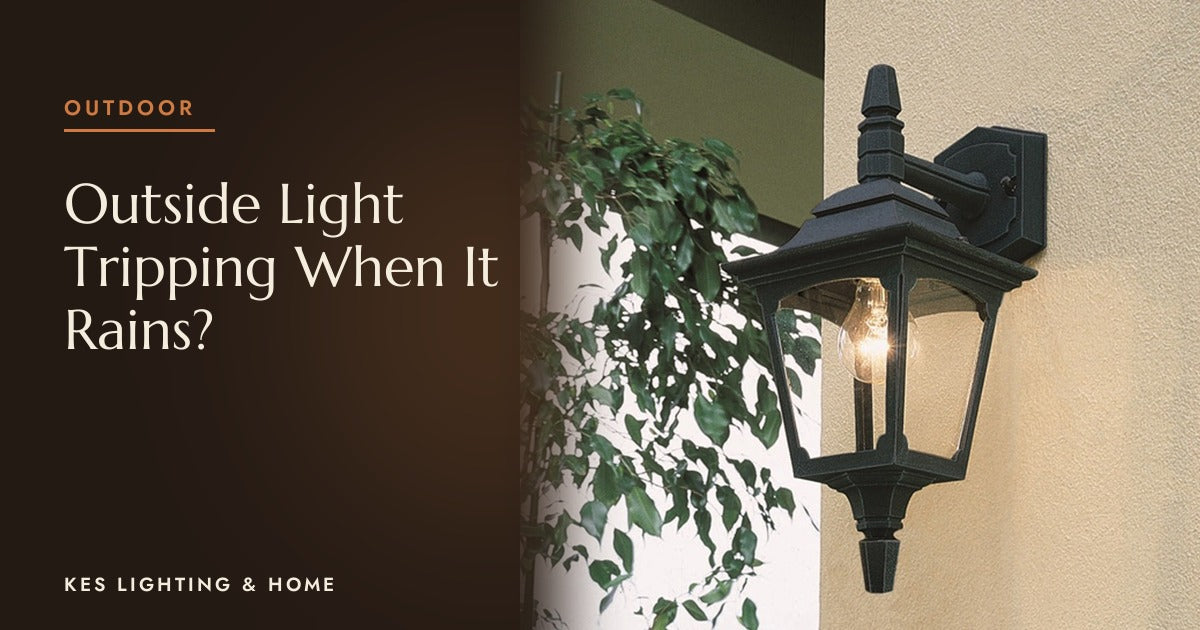 Why Does My Outside Light Trip the Electrics When It Rains?