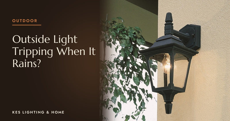 Why Does My Outside Light Trip the Electrics When It Rains?