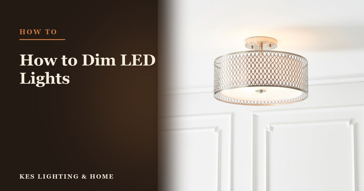 How to Dim LED Lights