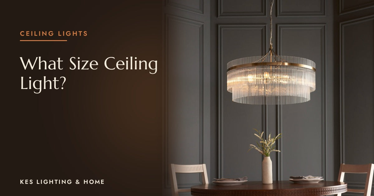 What Size Ceiling Light Does My Room Need?