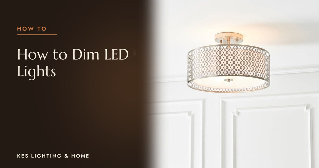 Semi-flush ceiling light with a lattice shade