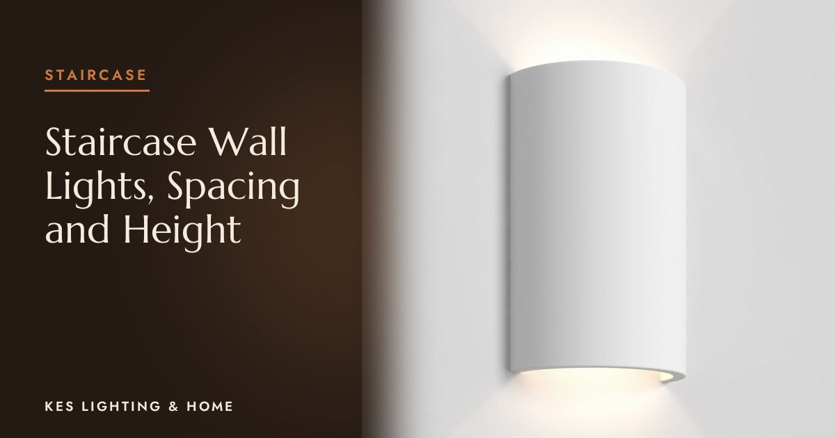 Staircase Wall Lights: How High and How Far Apart Should They Be?