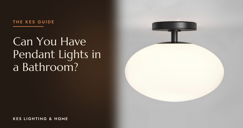 Can You Have Pendant Lights in a Bathroom?