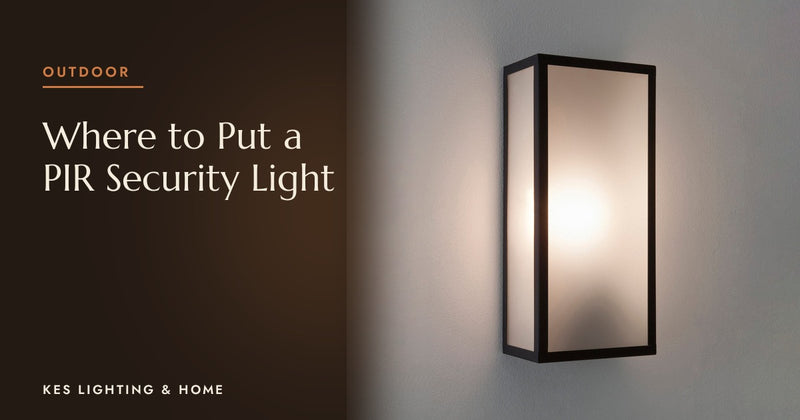 Where Should a PIR Security Light Go, and How Do You Set It?