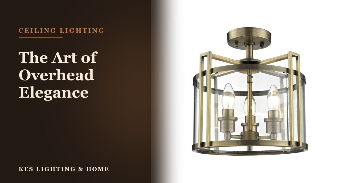 The Art of Overhead Elegance: How to Choose the Perfect Ceiling Light