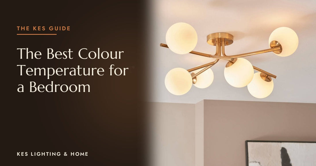 Gold-tone semi-flush ceiling light with white globes