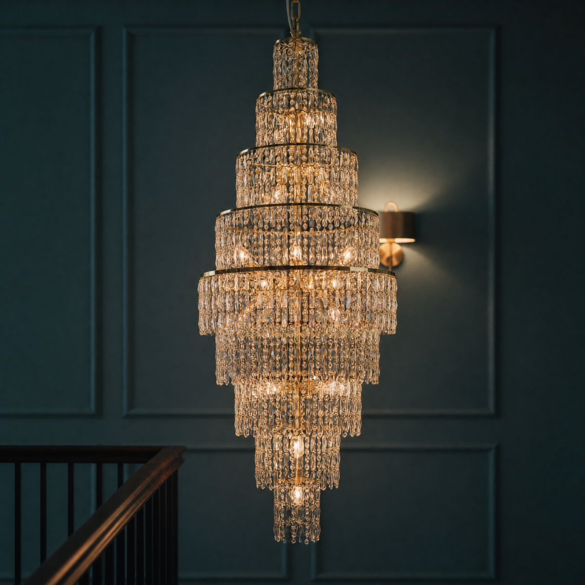 Brass and Gold Chandeliers