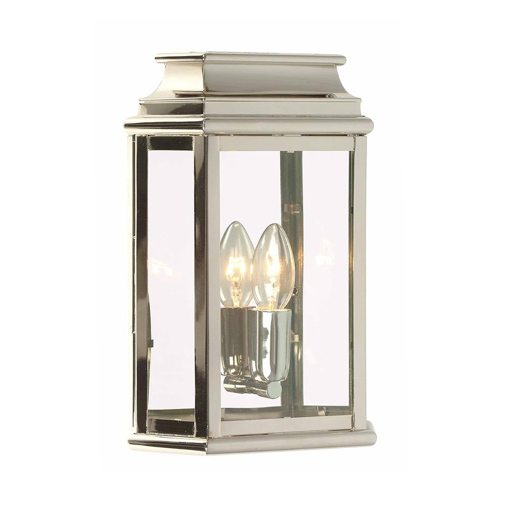 Chrome and Nickel Outdoor Wall Lights