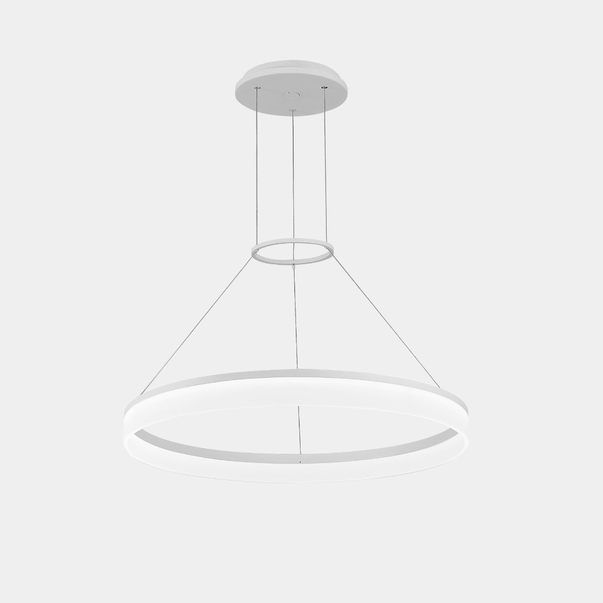 LEDS C4 Circ Small Pendant Light in Aluminium