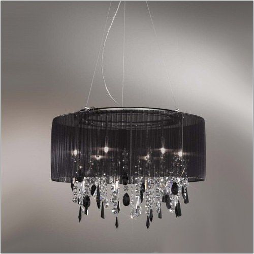 Kolarz Paralume 6 Light Pendant 0240.86.5.Bk.STR.JET