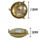 Navigator Cabin Small Porthole Bulkhead in Solid Brass