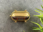 Navigator Palaemon Eyelid Bulkhead in Solid Brass