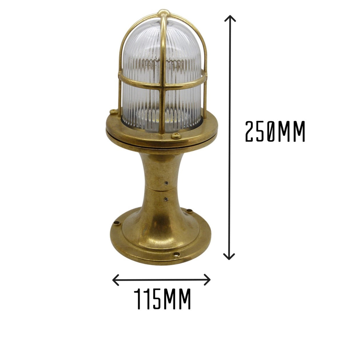 Navigator Wellington Small Post Light in Solid Brass