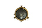 Navigator Compass Plain Mini Porthole Bulkhead in Solid Brass