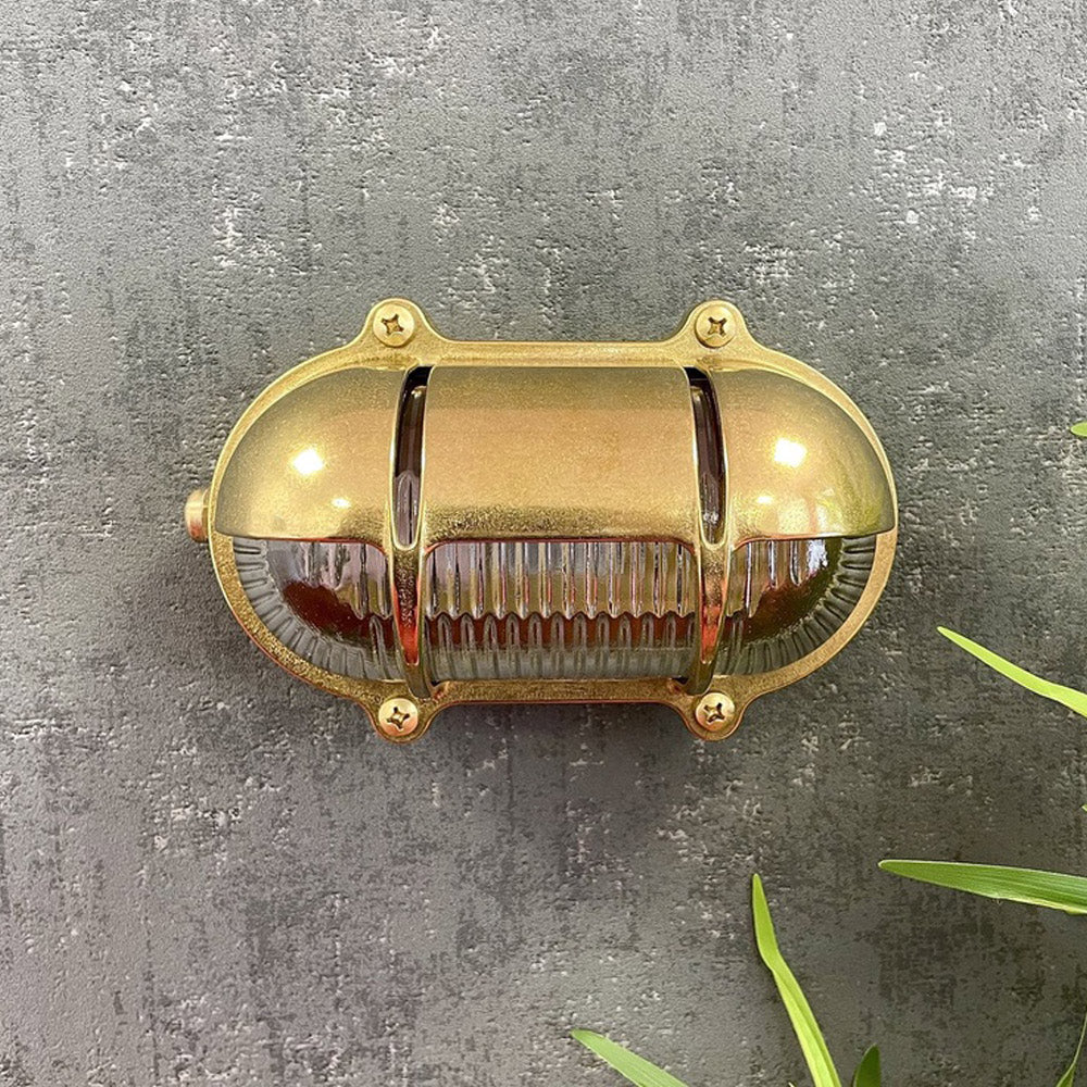 Navigator Palaemon Decorative Eyelid Bulkhead in Solid Brass