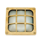 Navigator Francis Square Bulkhead in Solid Brass
