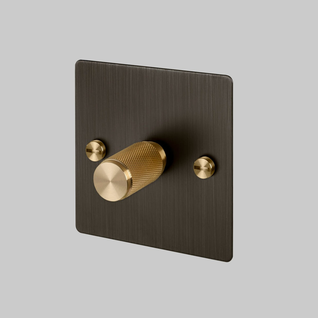 Buster & Punch 1G Dimmer / 120W / Smoked Bronze / Brass
