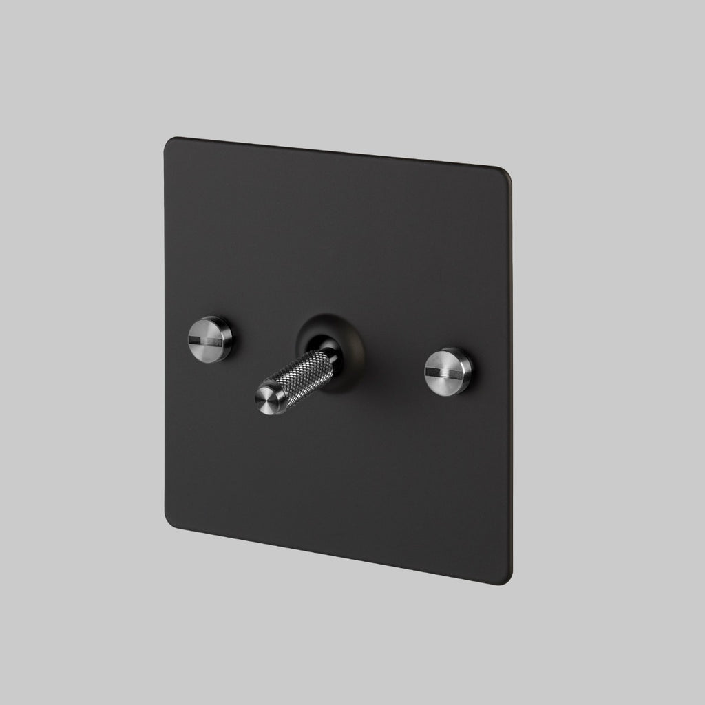 Buster & Punch 1G Toggle Switch / Black / Steel
