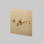 Buster & Punch 1G Toggle Switch / Brass