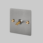 Buster & Punch 1G Toggle Switch / Steel / Brass