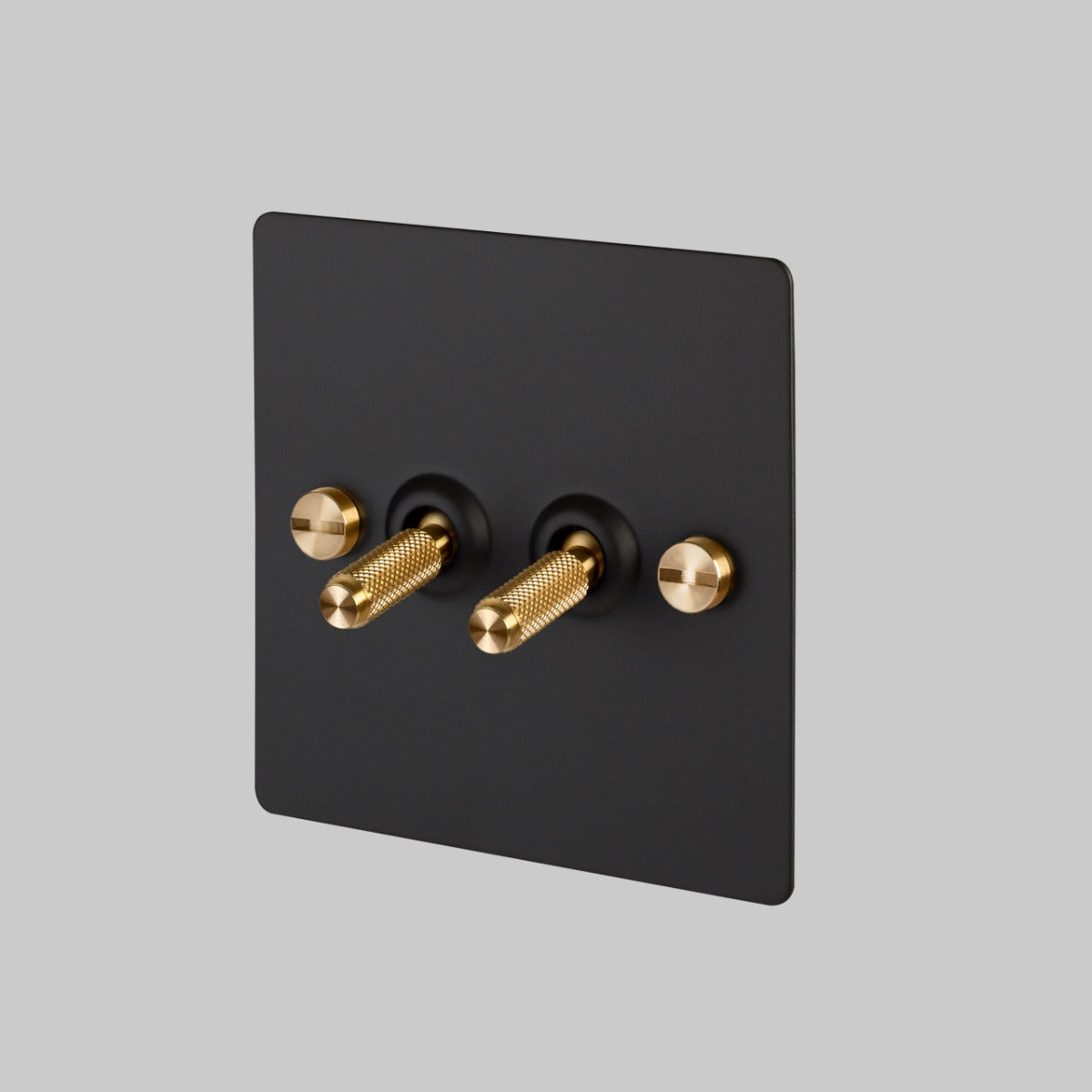 Buster & Punch 2G Toggle Switch / Black / Brass
