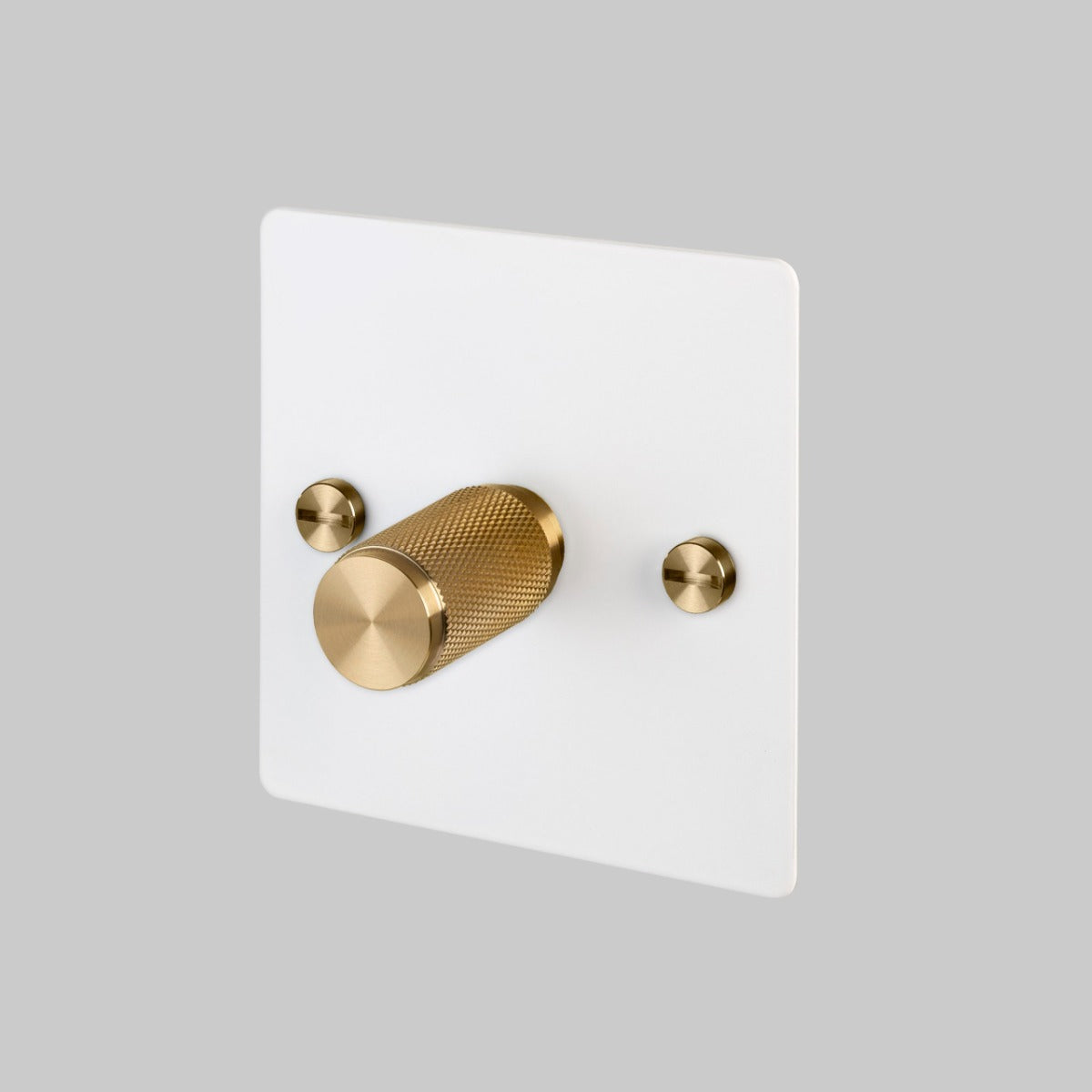 Buster & Punch 1G Dimmer / 120W / White / Brass