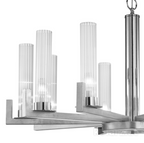 Kolarz Raggio 10 Light Ceiling Chandelier Silver Leaf 6009.81050