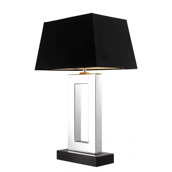 Eichholtz Arlington Table Lamp in Nickel Finish with Shade