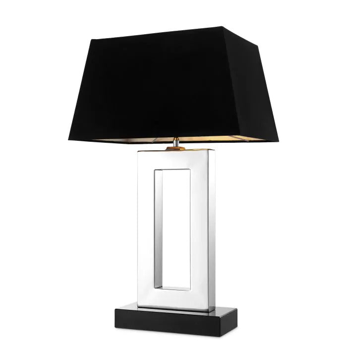 Eichholtz Arlington Table Lamp in Nickel Finish with Shade