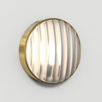 Astro Montreal Round 300 Coastal Wall Light in Brushed Brass