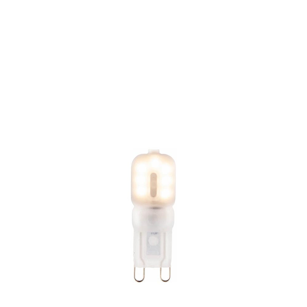 Endon G9 LED Frosted Lamp 2 Watt Warm White Non-Dimmable