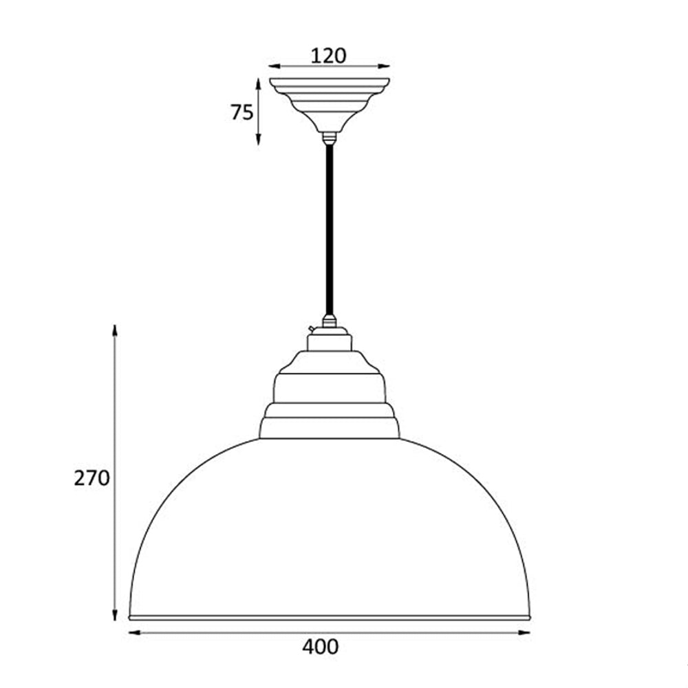 Novena Oakley Park Burnished Pendant Light