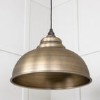 Novena Oakley Park Aged Brass Pendant Light