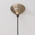 Novena Oakley Park Aged Brass Pendant Light
