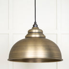 Novena Oakley Park Aged Brass Pendant Light