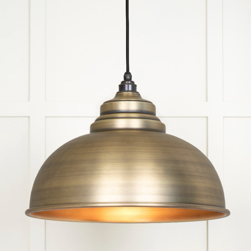 Novena Oakley Park Aged Brass Pendant Light