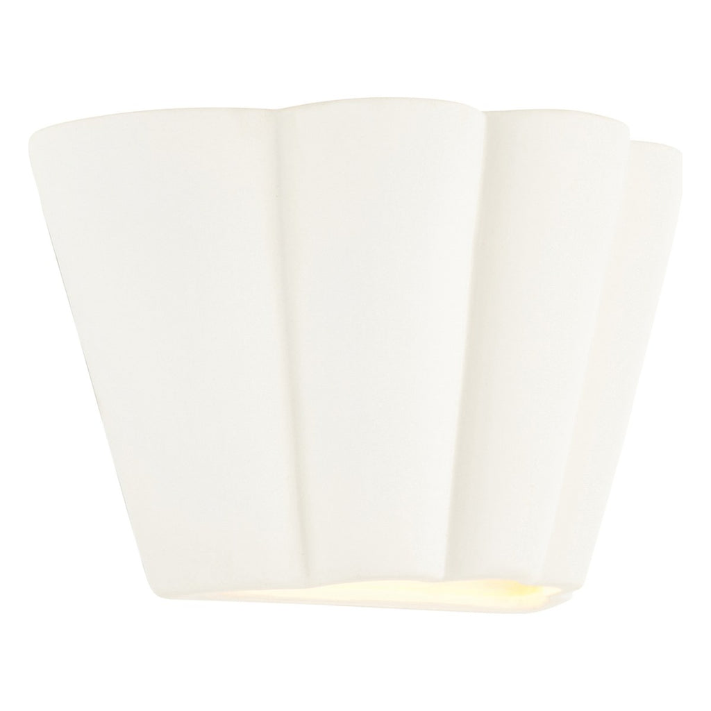 Endon Babylon Wall Light in Unglazed Ceramic
