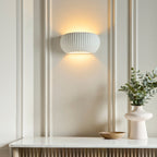 Endon Witham Wall Light in Unglazed Ceramic