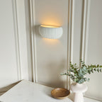 Endon Witham Wall Light in Unglazed Ceramic