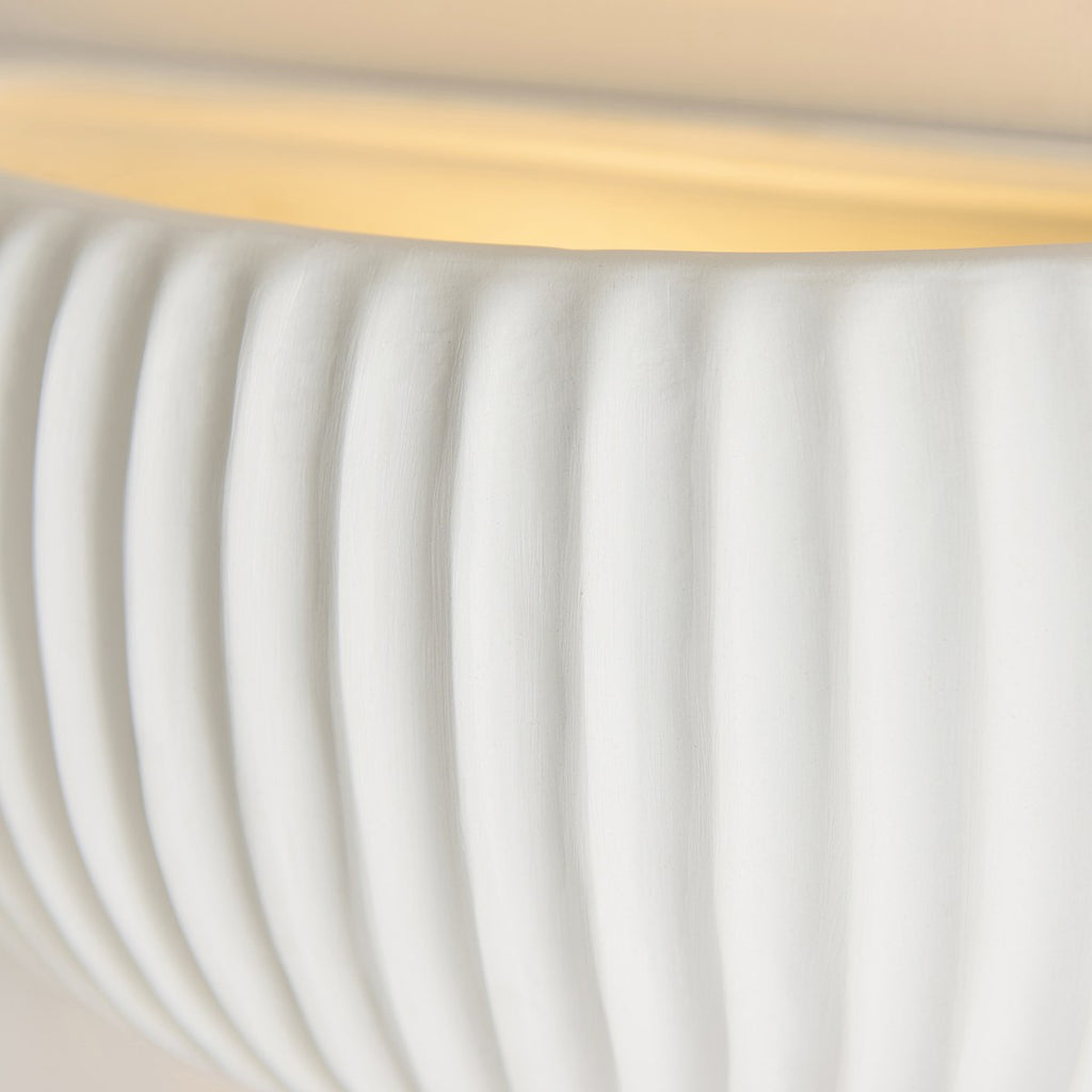 Endon Witham Wall Light in Unglazed Ceramic