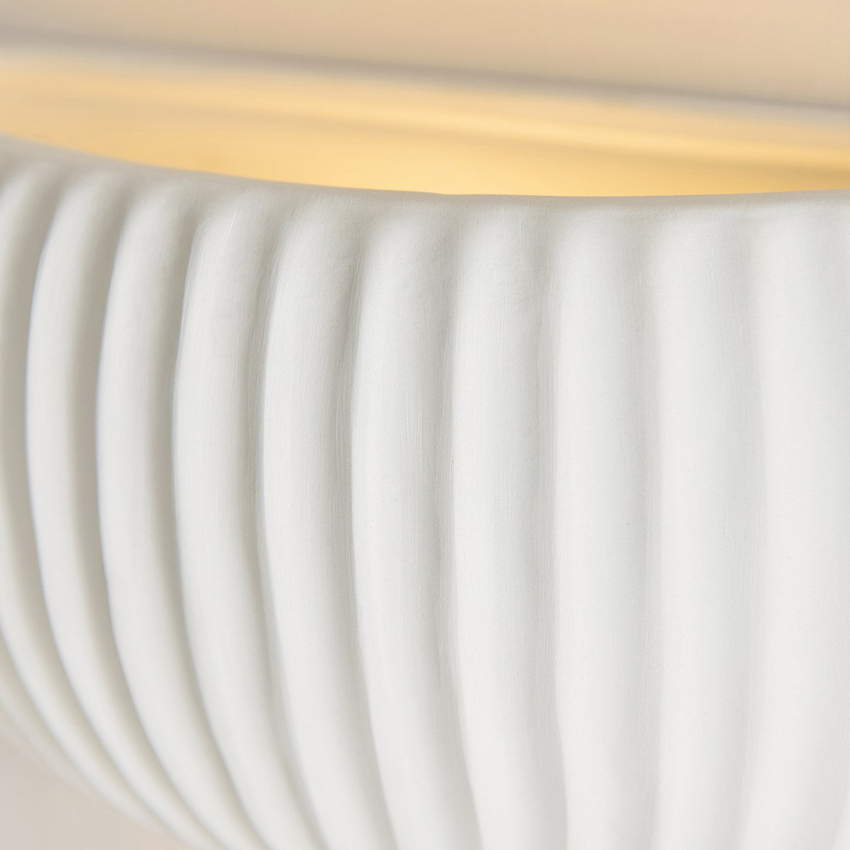 Endon Witham Wall Light in Unglazed Ceramic
