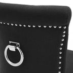 Eichholtz Key Largo Dining Chair in Black Linen