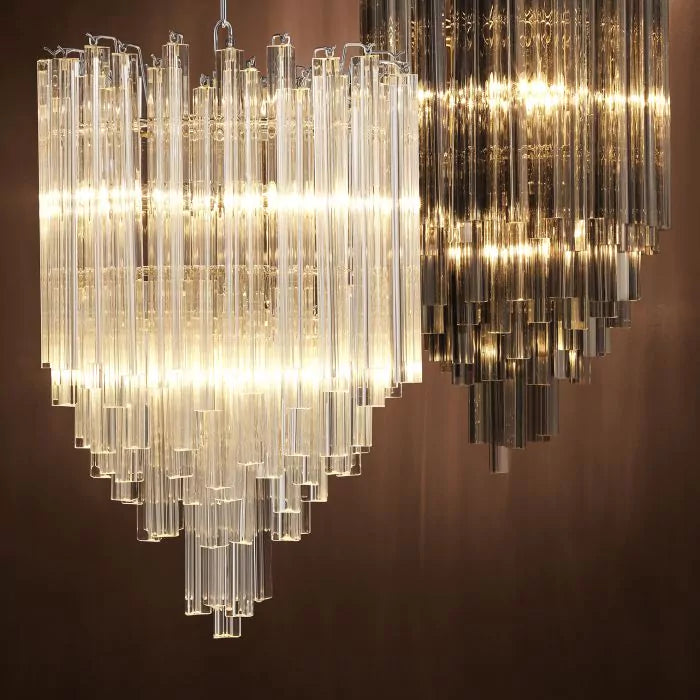 Eichholtz Salerno Chandelier with Clear Glass