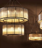 Eichholtz Bernardi Chandelier in Bronze Highlight Finish