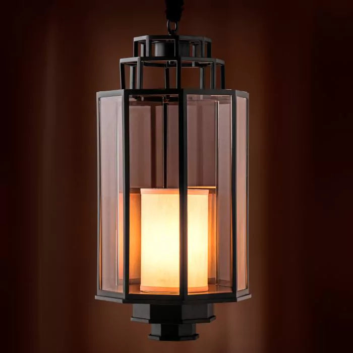 Eichholtz Monticello Lantern in Black Finish