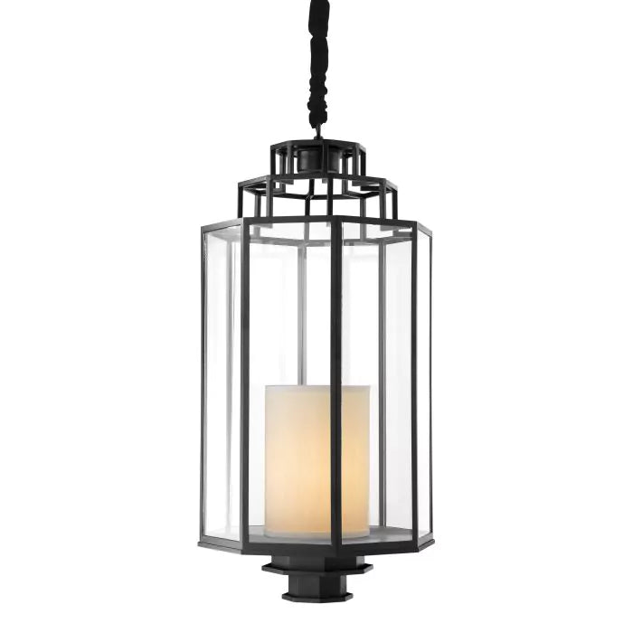 Eichholtz Monticello Lantern in Black Finish